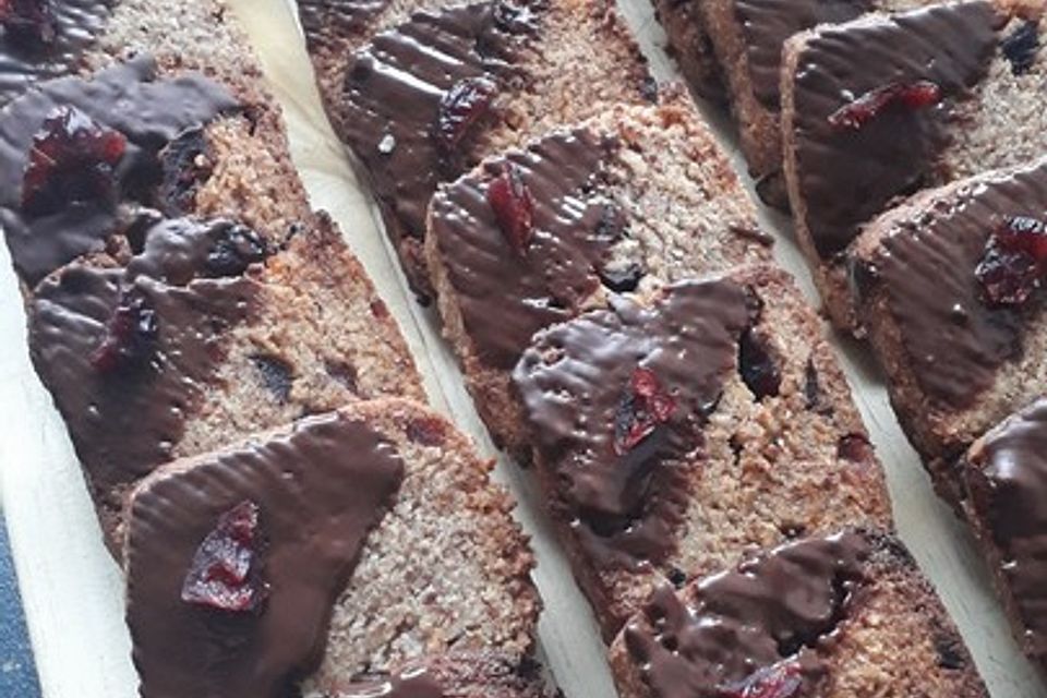 Mandelplätzchen mit Cranberries