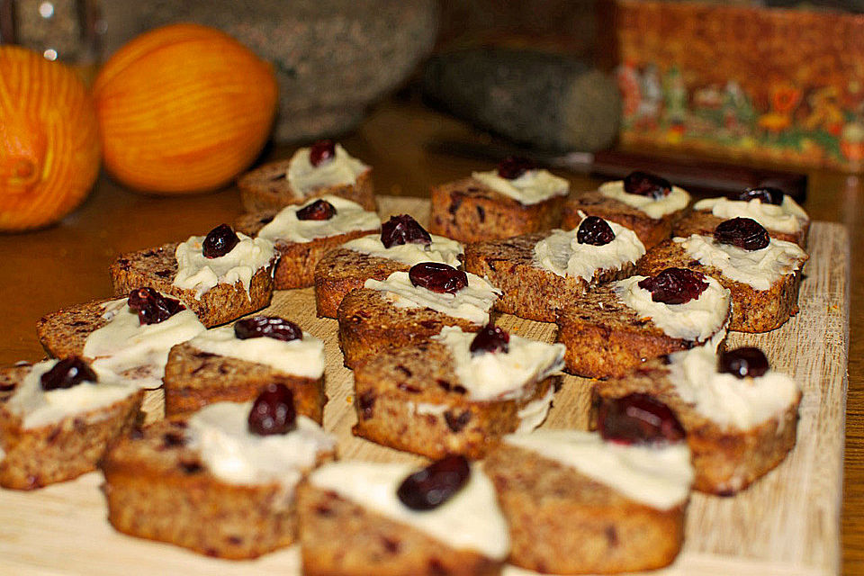 Mandelplätzchen mit Cranberries