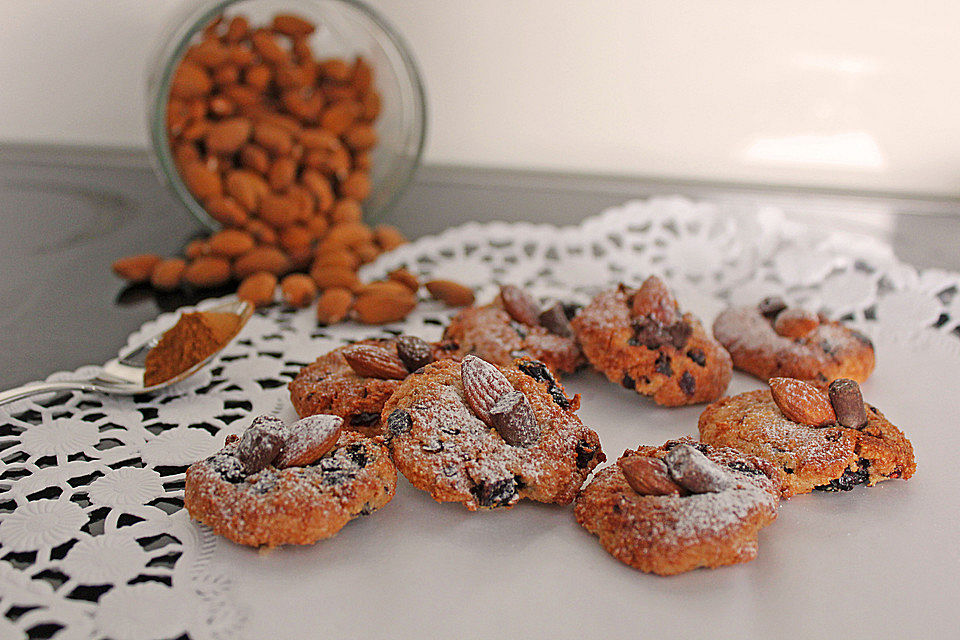 Mandelplätzchen mit Cranberries