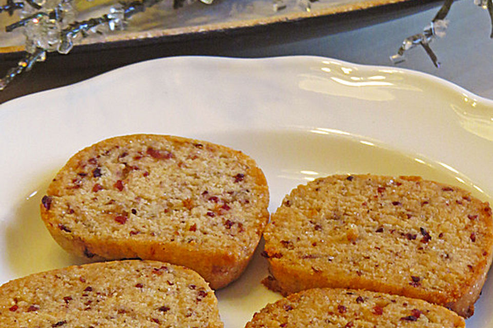 Mandelplätzchen mit Cranberries