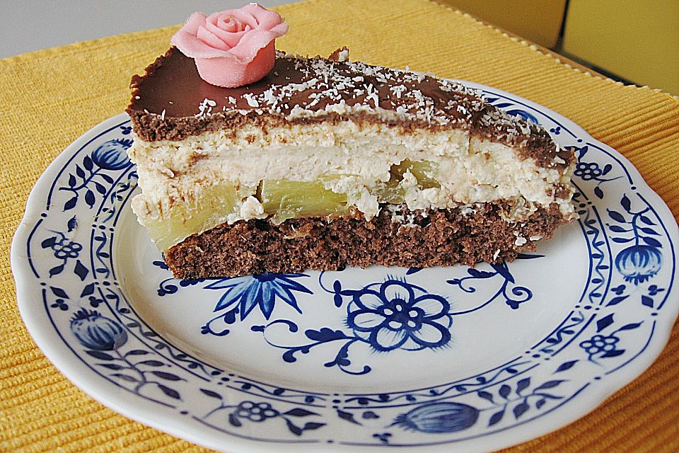 Ananas - Kokos - Sahnetorte