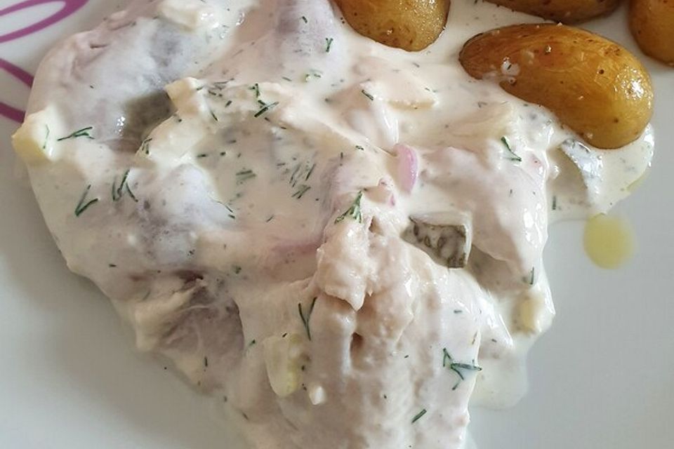 Matjesfilet nach Hausfrauenart