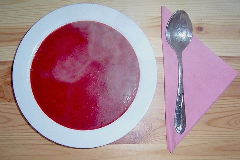 Ostpreußische Rote Bete - Cremesuppe