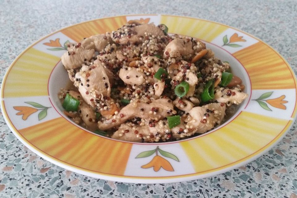 Quinoa - Hähnchen - Pfanne