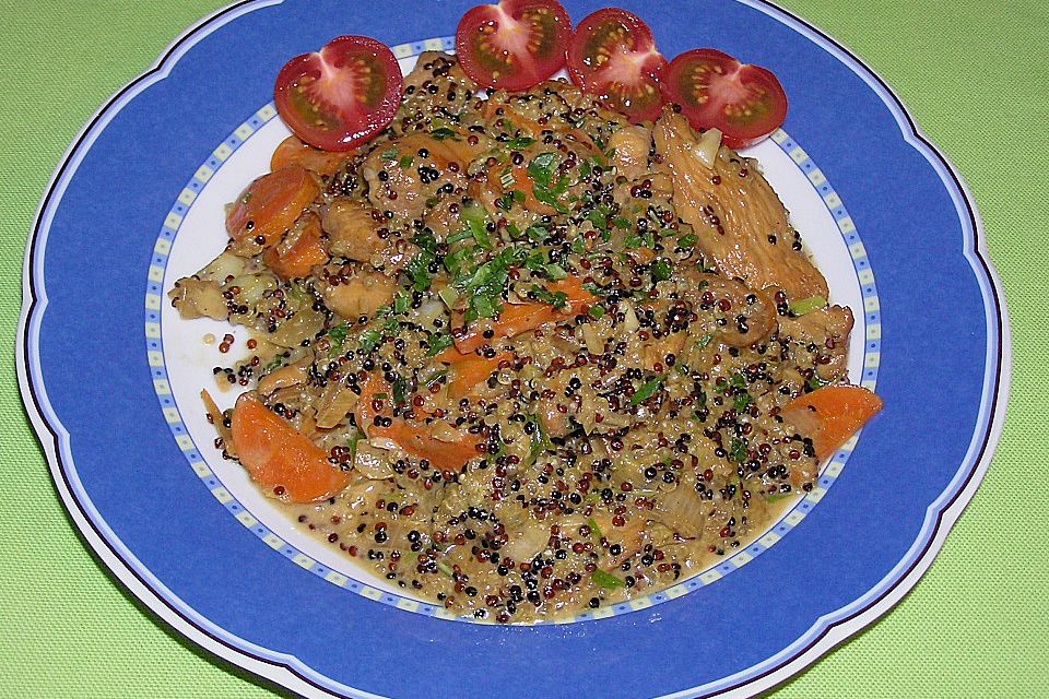 Quinoa - Hähnchen - Pfanne