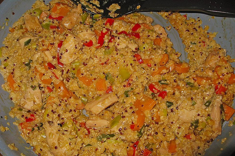 Quinoa - Hähnchen - Pfanne