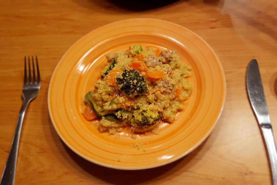 Quinoa - Hähnchen - Pfanne