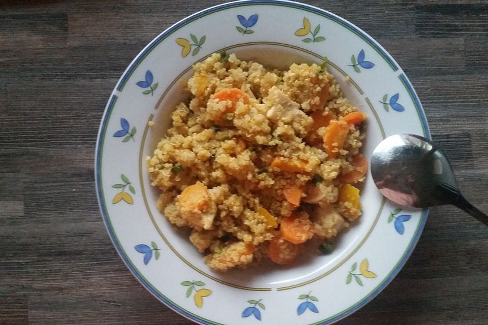 Quinoa - Hähnchen - Pfanne