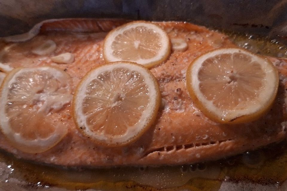 Lachs in Papier