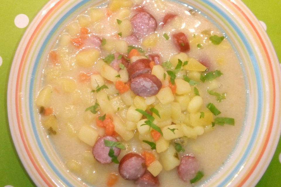 Buttermilch-Kartoffelsuppe