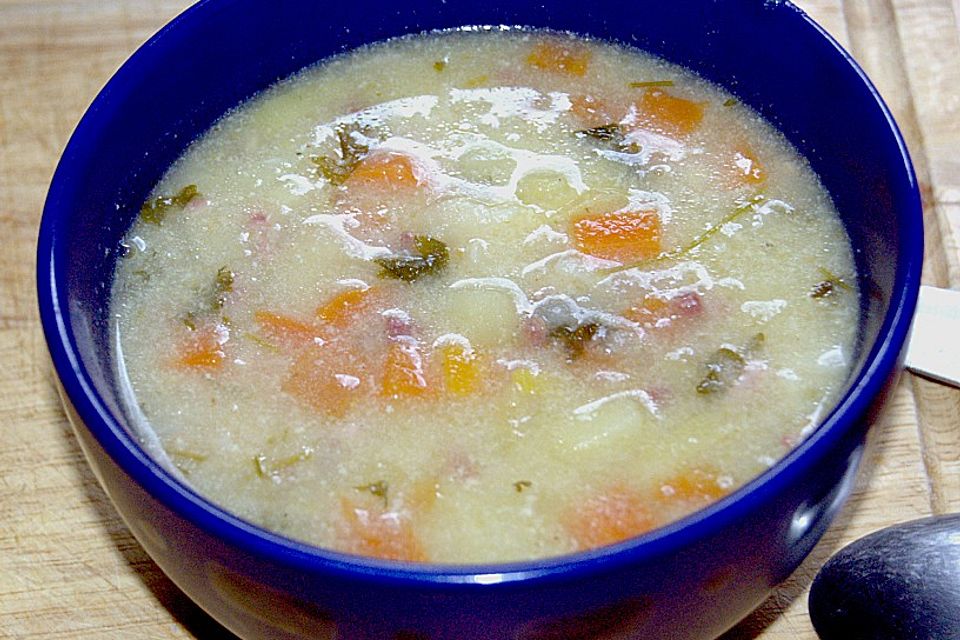 Buttermilch-Kartoffelsuppe