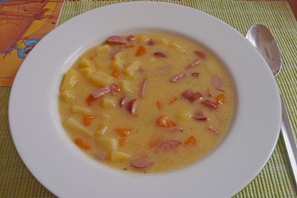 Buttermilch-Kartoffelsuppe