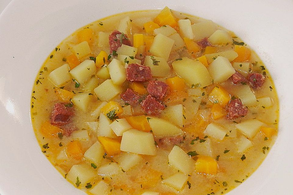 Buttermilch-Kartoffelsuppe