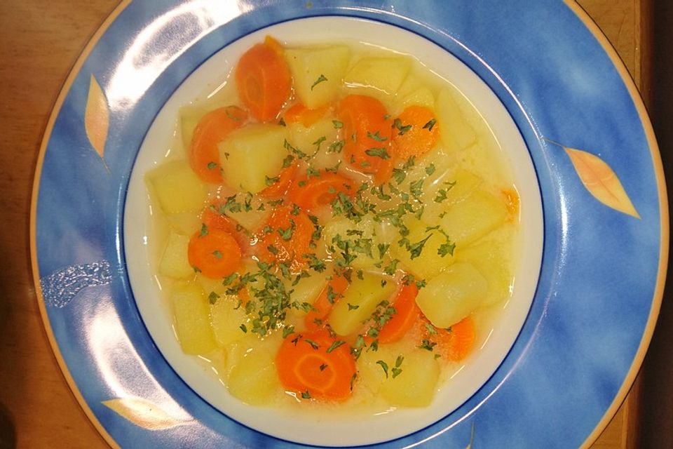 Buttermilch-Kartoffelsuppe