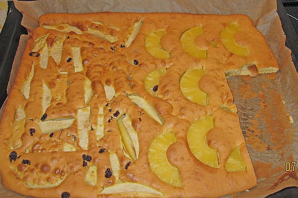 Obst-Blechkuchen