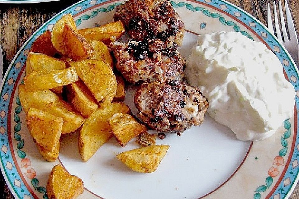 Beefsteaks mit Schafkäse