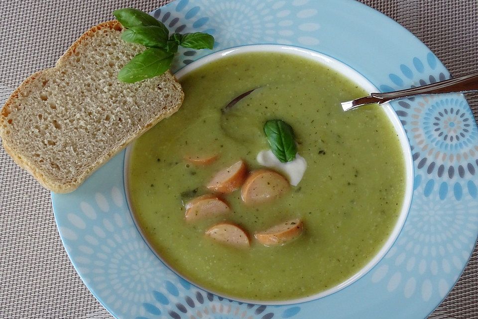 Zucchinicreme Suppe