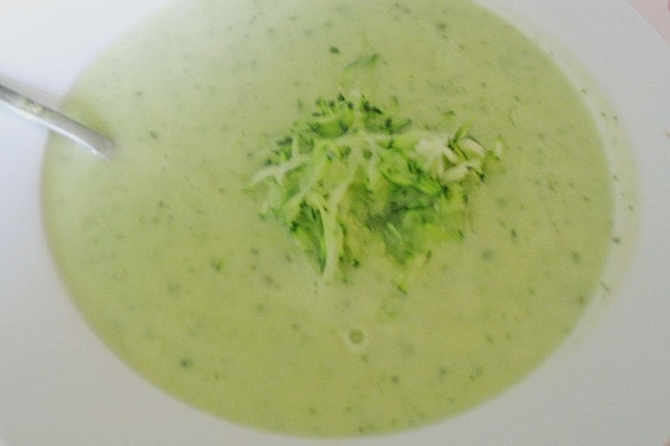 Zucchinicreme Suppe