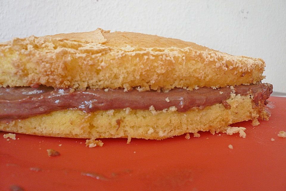 Tortenfüllung Nutella - Sahne