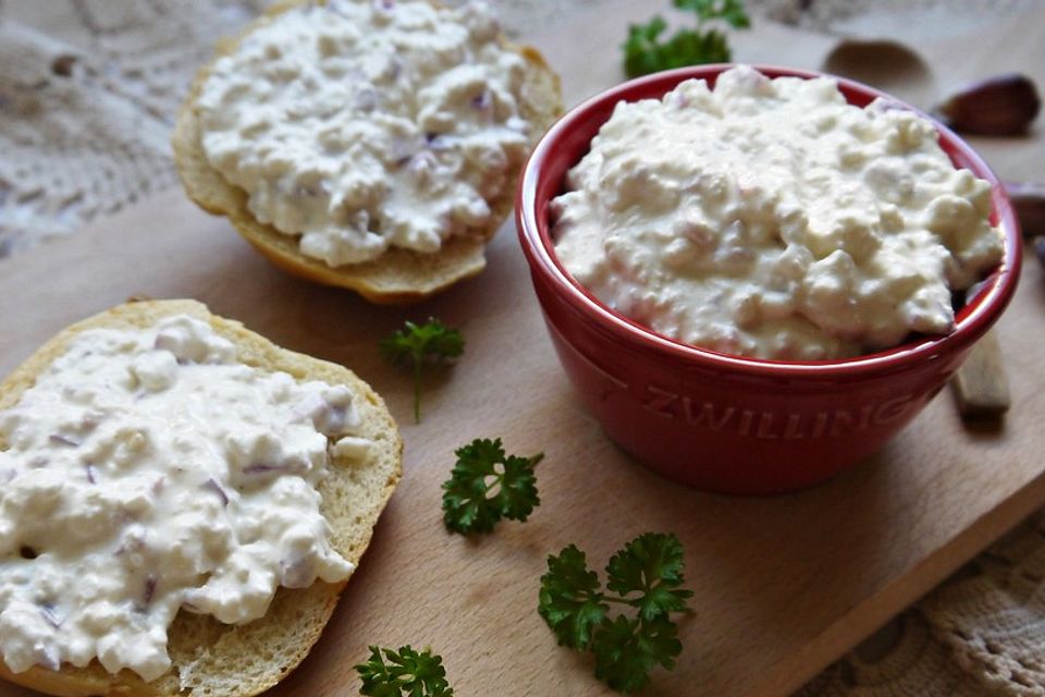 Knoblauch - Frischkäse - Dip