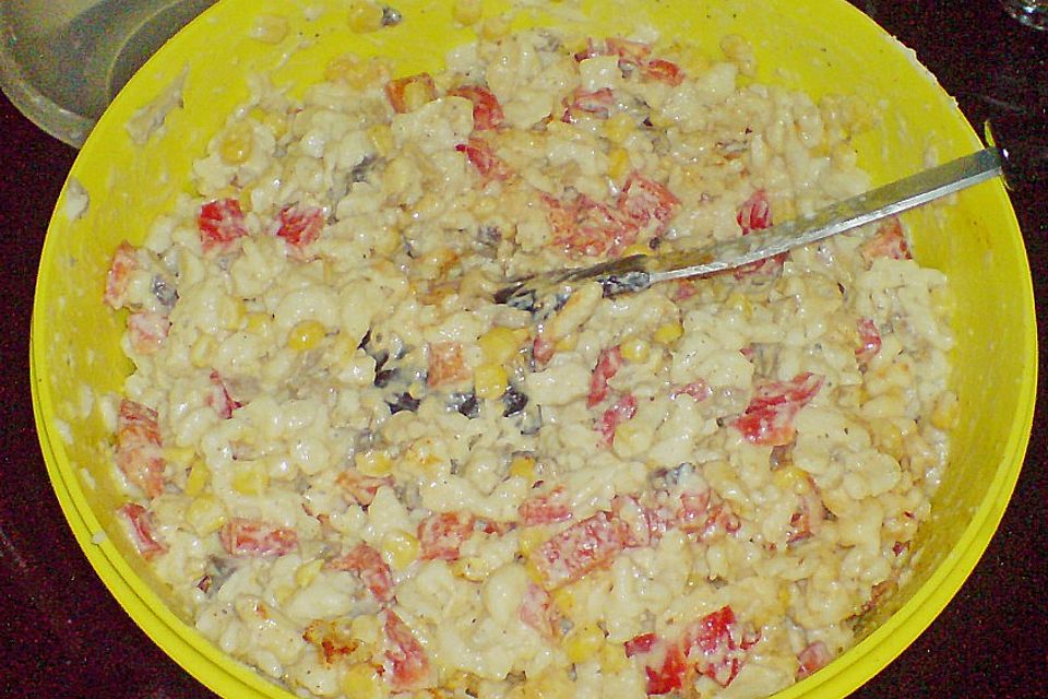 Schneller Spätzle - Salat