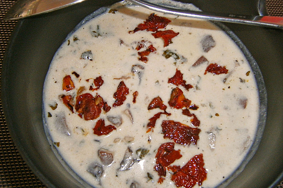 Champignon - Käsecreme - Süppchen