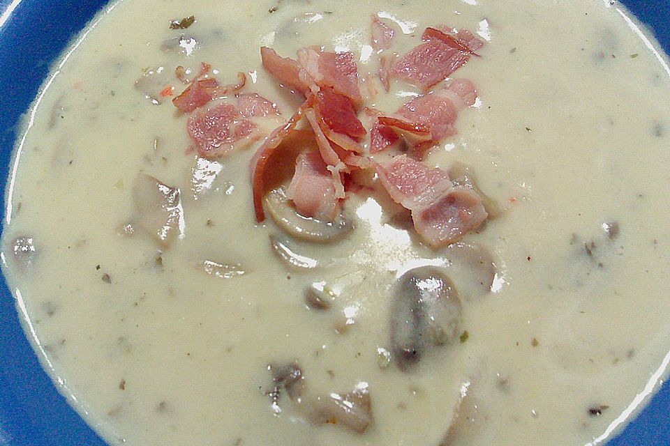 Champignon - Käsecreme - Süppchen