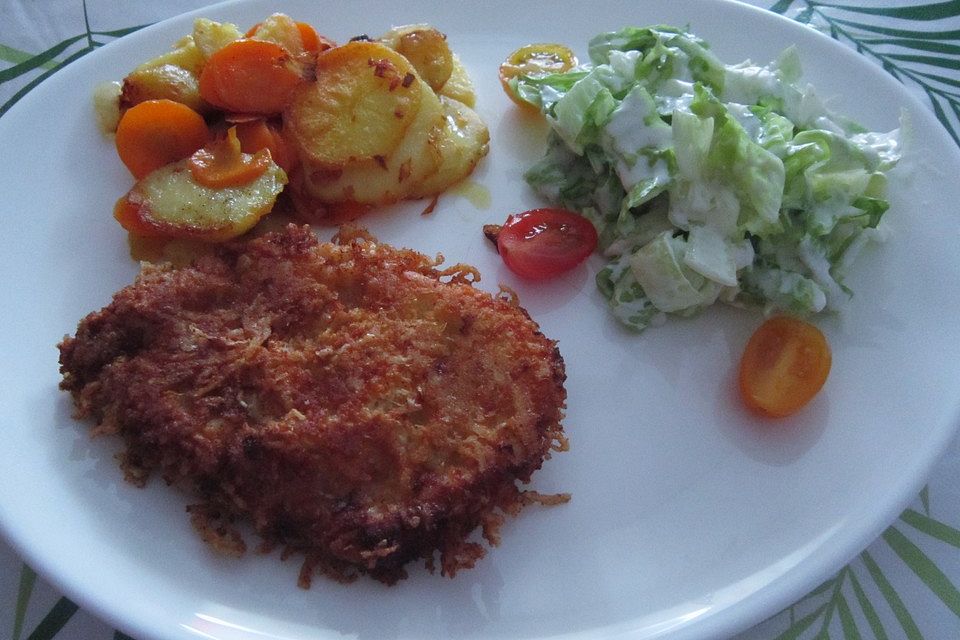 Panierte Käseschnitzel, superlecker