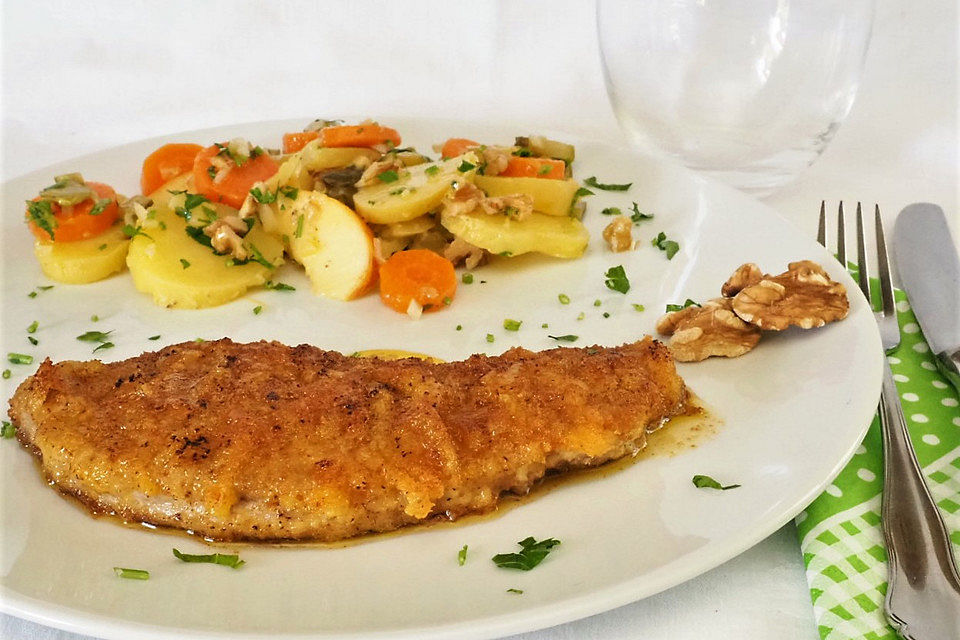 Panierte Käseschnitzel, superlecker