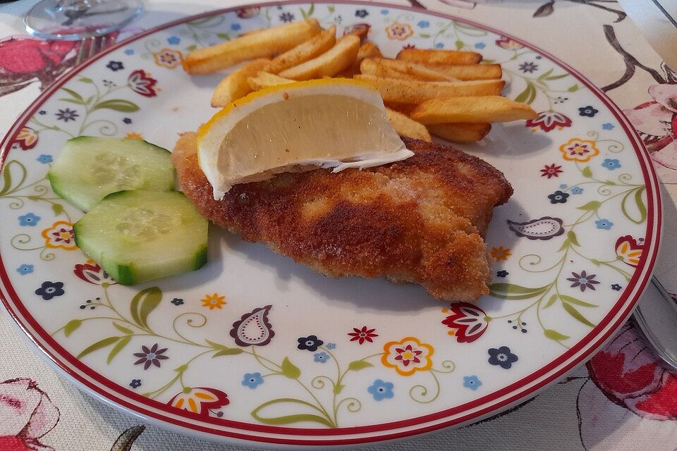 Panierte Käseschnitzel, superlecker