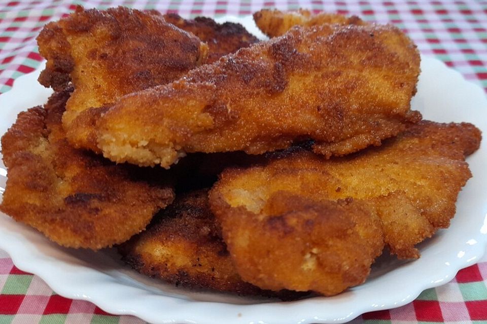 Panierte Käseschnitzel, superlecker