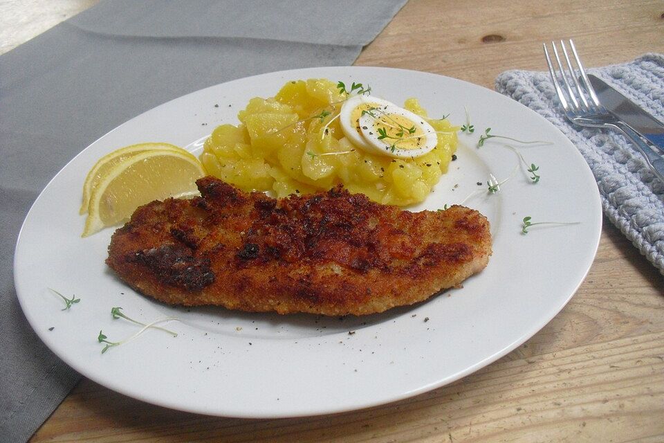 Panierte Käseschnitzel, superlecker