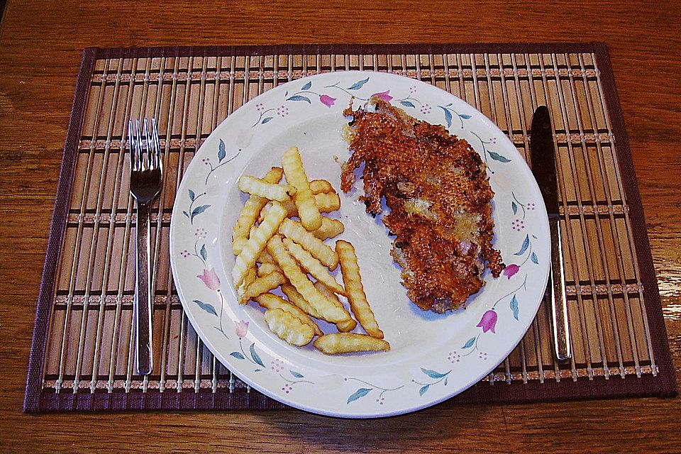 Panierte Käseschnitzel, superlecker