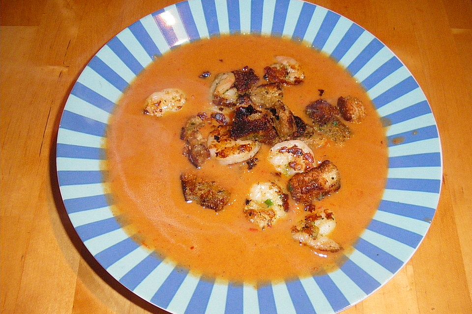 Pfirsich - Paprika - Suppe