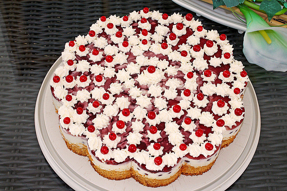 Johannisbeer - Joghurt - Torte