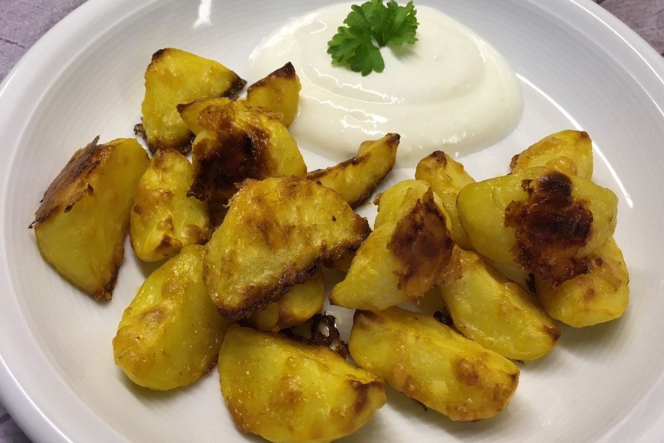 Potato Wedges mit Parmesan