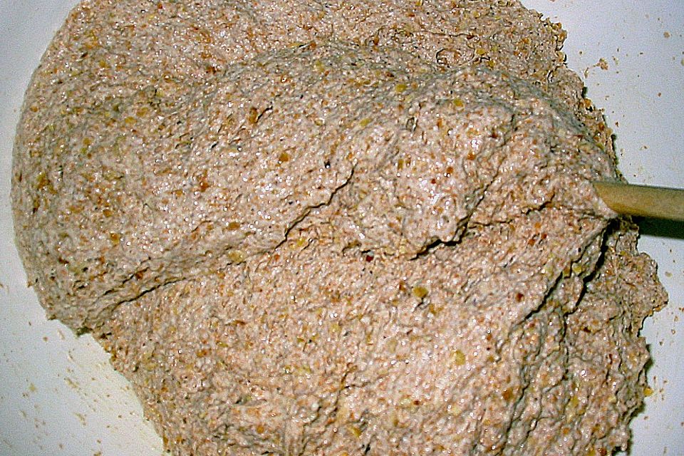 Saftiges Vollkornbrot ohne Kneten