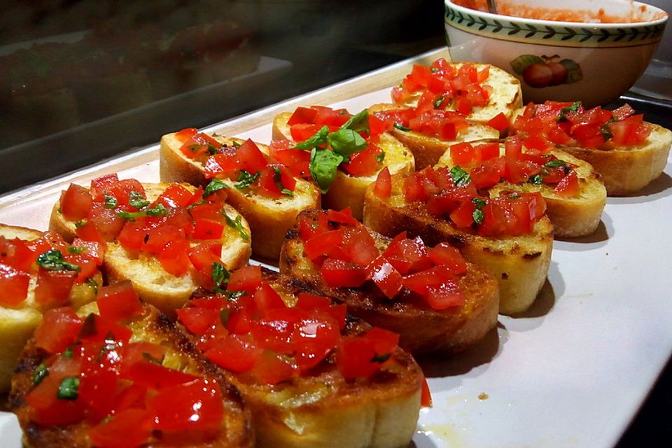 Bruschetta mit Tomaten