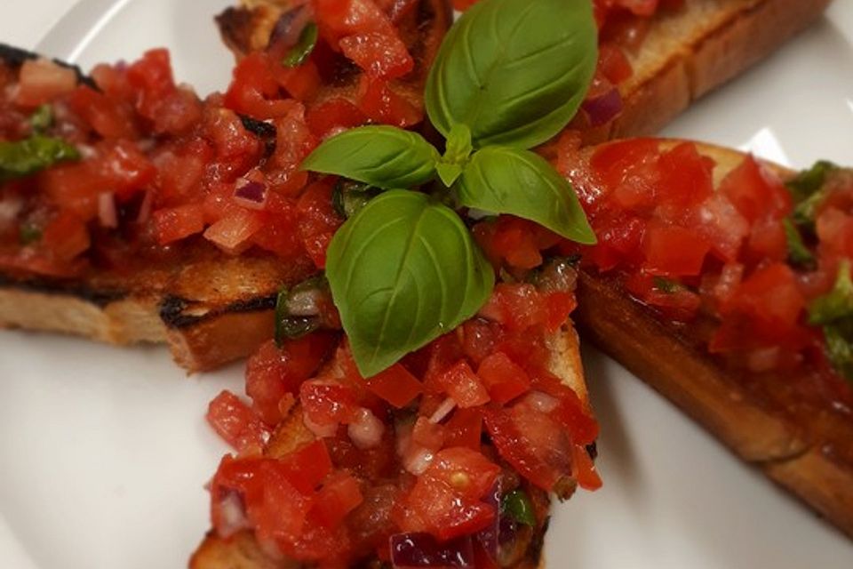 Bruschetta mit Tomaten