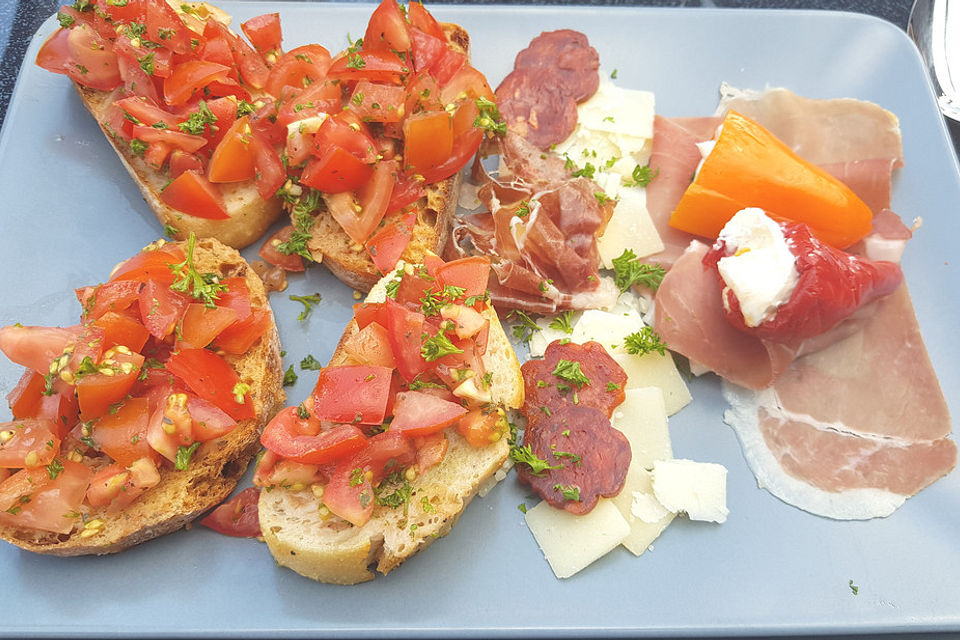 Bruschetta mit Tomaten