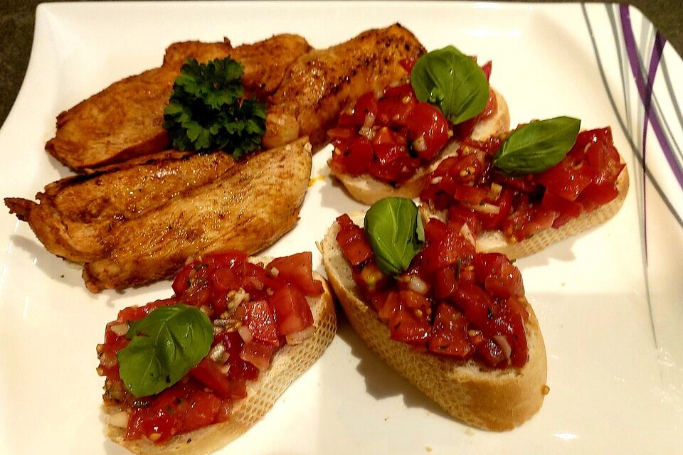 Bruschetta mit Tomaten