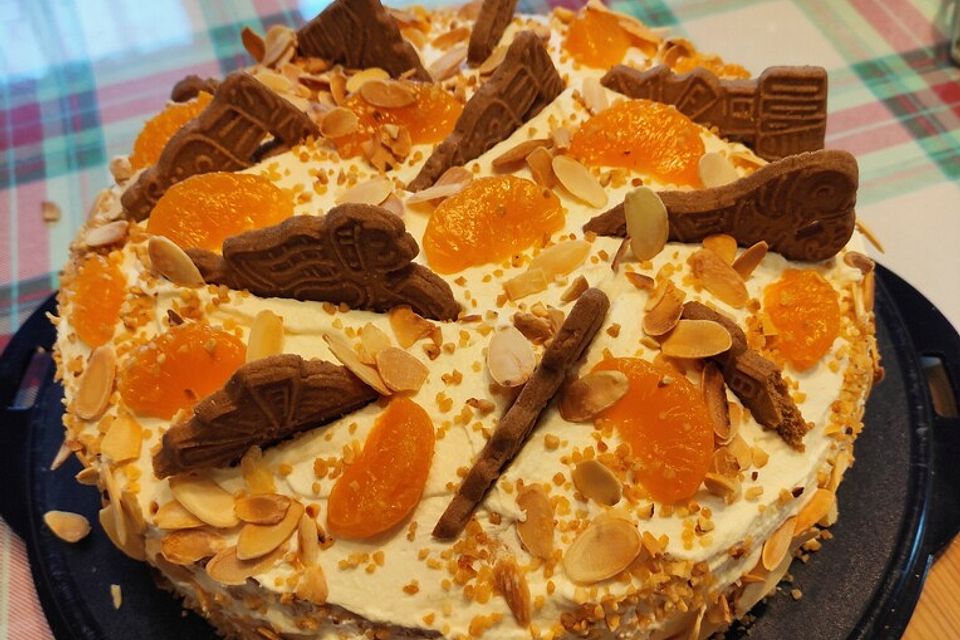 Mandarinen - Spekulatius - Torte