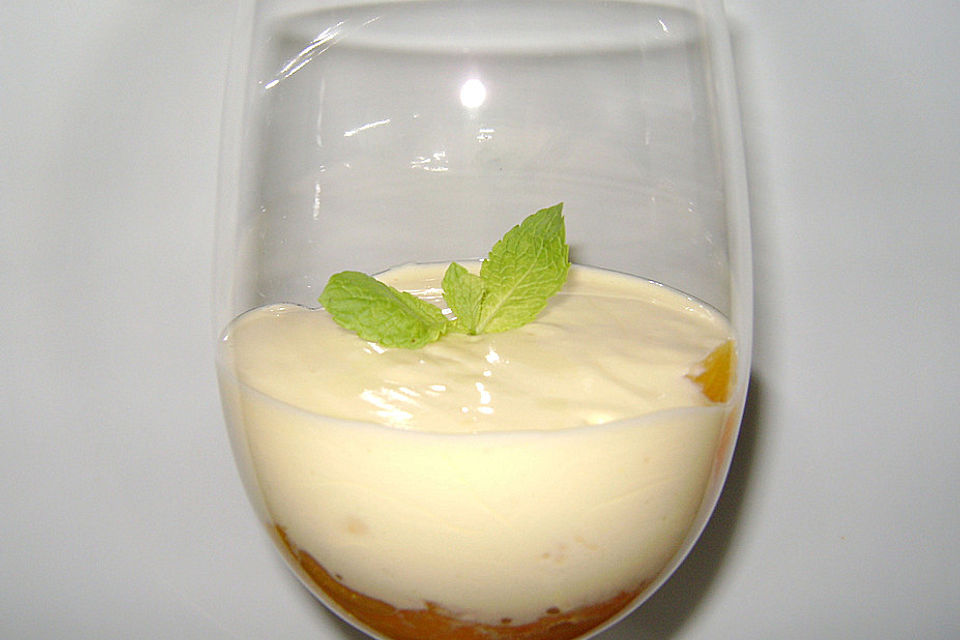 Prosecco - Zabaione auf Orangenfilets