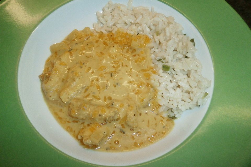 Mandarinen - Curry - Geschnetzeltes