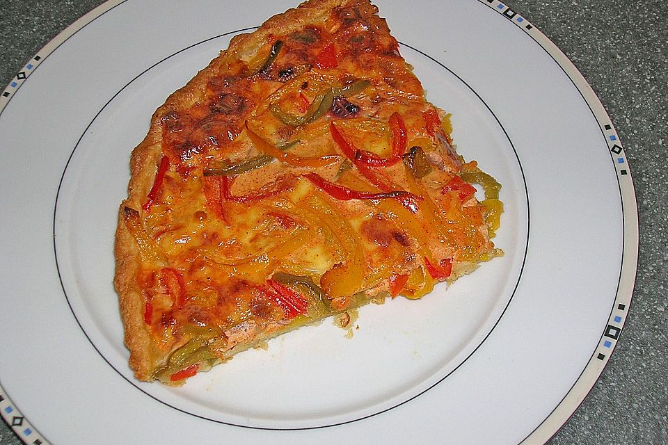 Pikante Paprika - Quiche