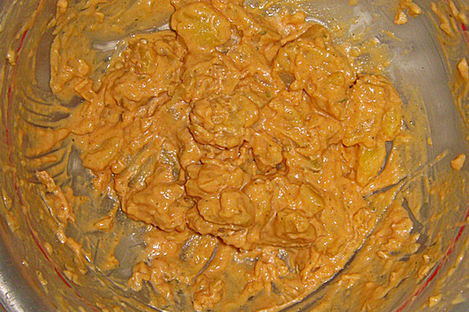 Kartoffelsalat mit Currymayonnaise