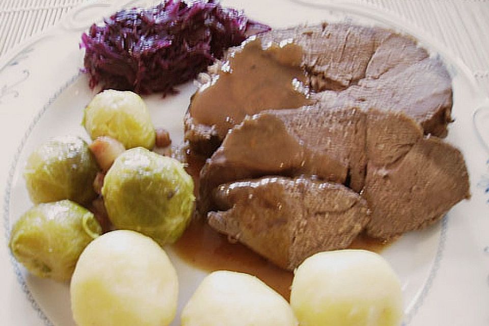 Sauerbraten vom Reh