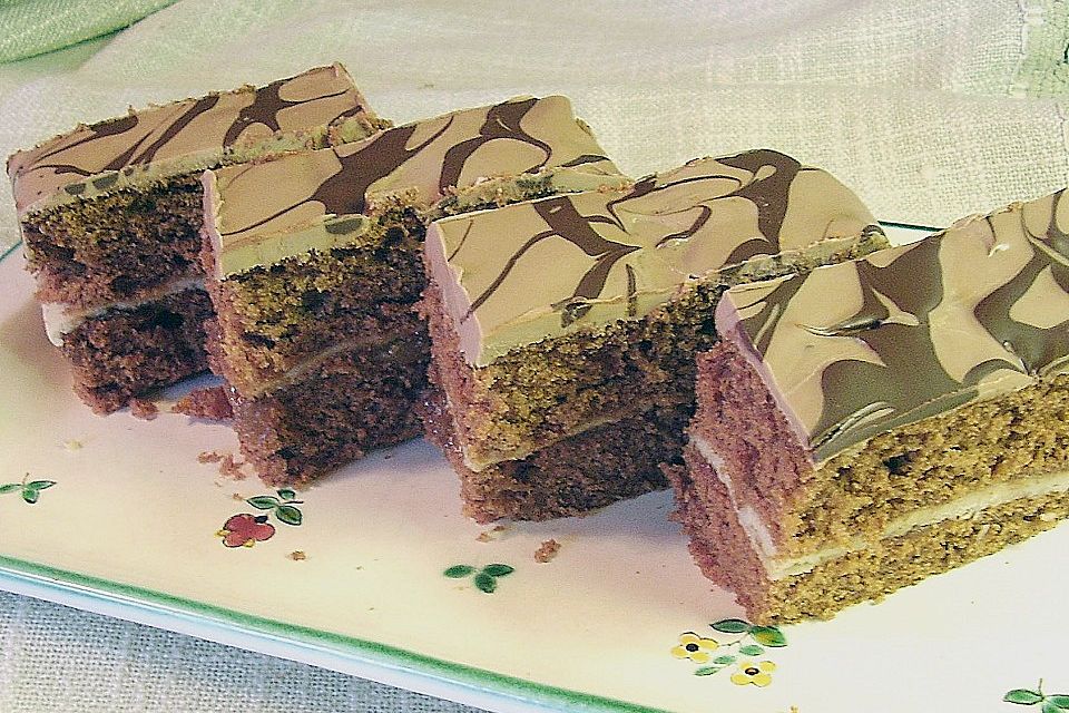 Schoko - Orangen - Marzipan - Kuchen