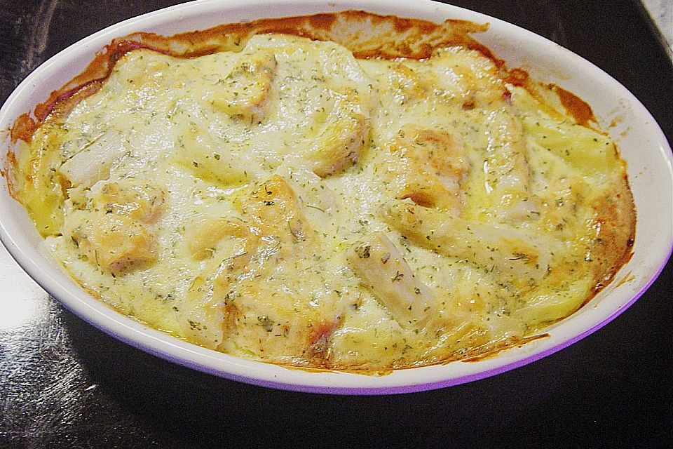 Spargel - Gratin