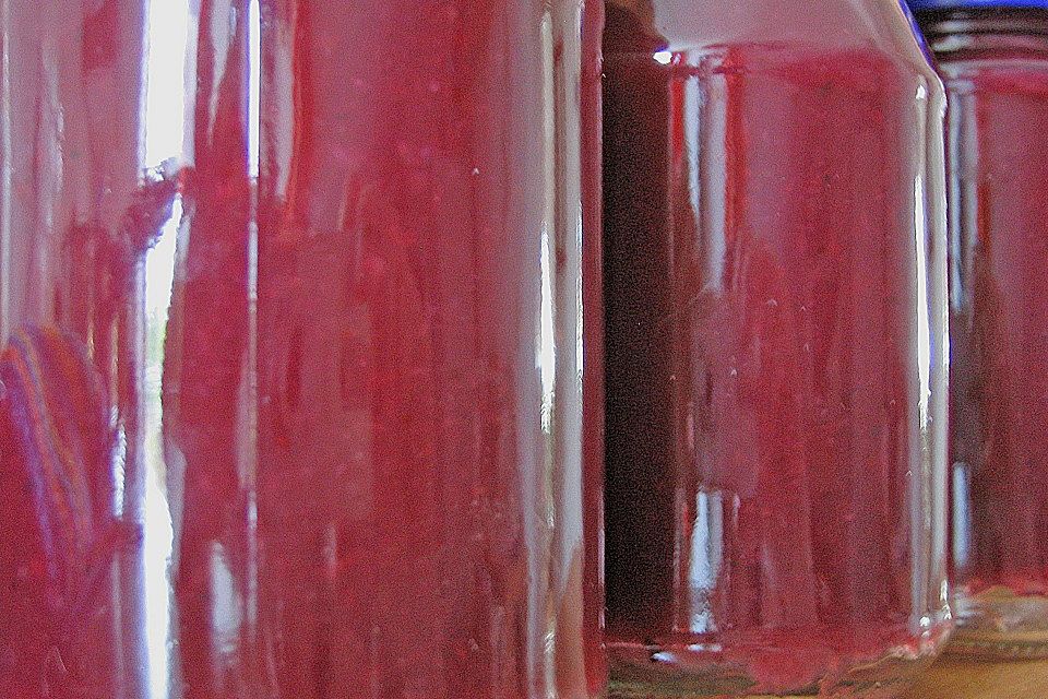 Nektarinen - Heidelbeeren  Marmelade